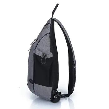 IX Brand Large Capacity Chest Bag Pack Nylon Zipper Women's Messenger Bags Men's School Bag Modern Shoulder Bag Backpack XA260WA 4