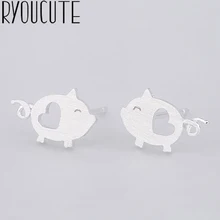 Модные серьги из стерлингового серебра 925 пробы с животными для женщин модный бренд женские серьги женские праздничные ювелирные изделия подарок