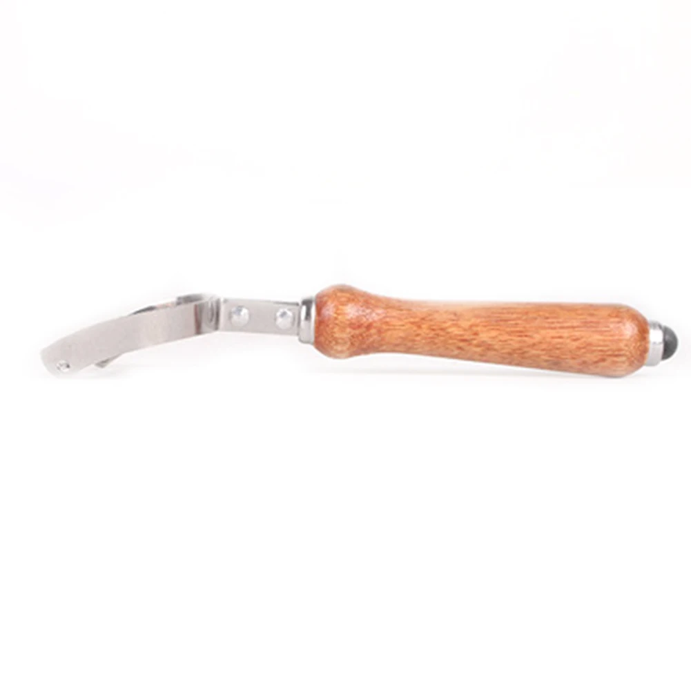 Wooden Handle Stainless Steel Peeling Knife Apple Peeler Kitchen Multi functional Fruit Planer