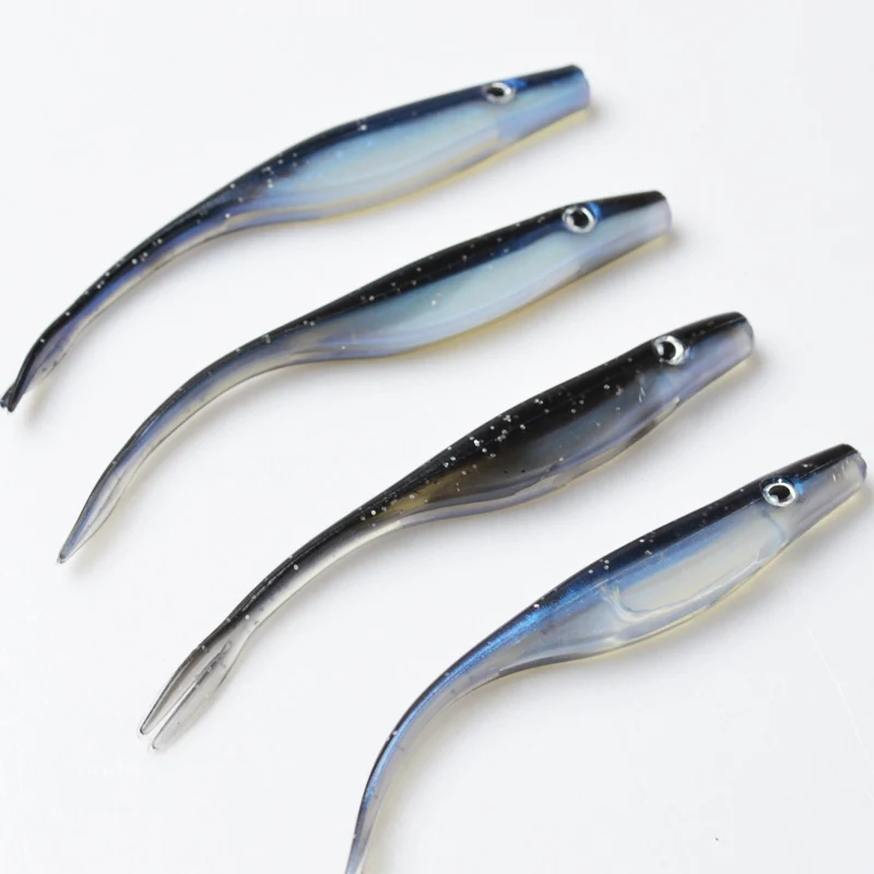 TOMA 12cm6. 5g cebo suave Pesca Black Back Fish Baits marca Bass Pesca señuelo suave agua salada señuelos aparejos de Pesca mejor que