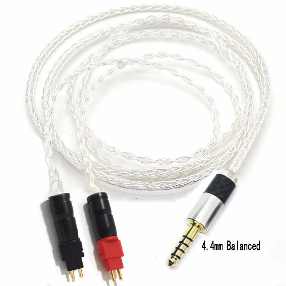 Free Shipping Haldane 8cores Copper Silver plated Replacement Audio Cable for HD600 HD650 HD525 HD545 HD565 HD580 Headphones