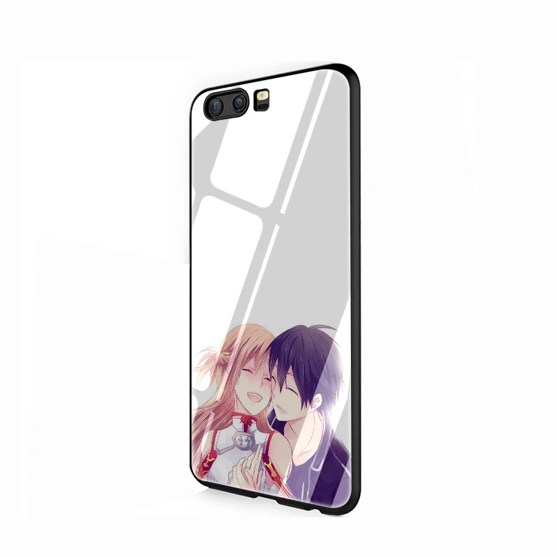 G11 Sword Art онлайн САО японское аниме закаленное стекло чехол для телефона huawei 7A 8X9 10 P10 P20 P30 mate 20 Lite Pro Y6 Y9 P Smart - Цвет: G11