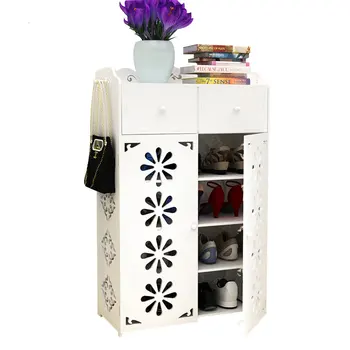 

European Shoe Rack Simple Multilayer Dustproof Shoe Rack Modern Large Capacity Shoe Storage Cabinet Shoe Organizer Shelves DIY