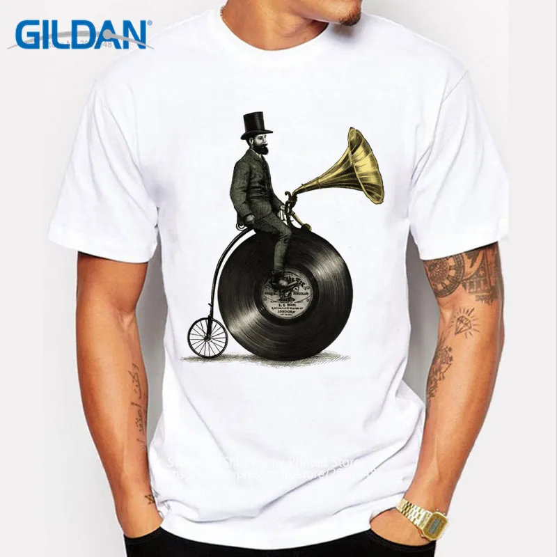 T Shirt Graphics Crew Neck Make Your Own Creative Music Man Bicycler Short Sleeve Design T Shirts For Men T Shirt Graphics Crew Neck Make Your Own Creative Music Man Bicycler Short Sleeve Design T Shirts For Men