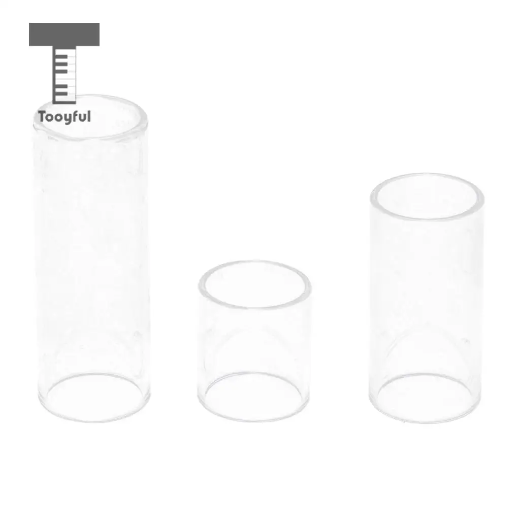 1 Set Glass Electric Guitar Slip Slides String Finger Glass Bottle Neck For Musical Stringed Instrument Accessories 28/50/69mm