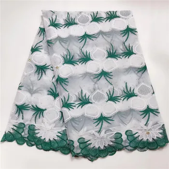 

Cassiel African Lace Fabrics 2019 High Quality Lace Nigerian Tulle Lace Fabric Bride Milk Silk French Net Lace Fabric