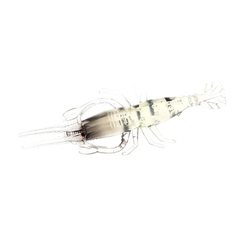 

Artificial Fishing Lure Bionic Shrimp Soft Bait Fishing Tackle Lifelike Fishy Smell 10Pcs