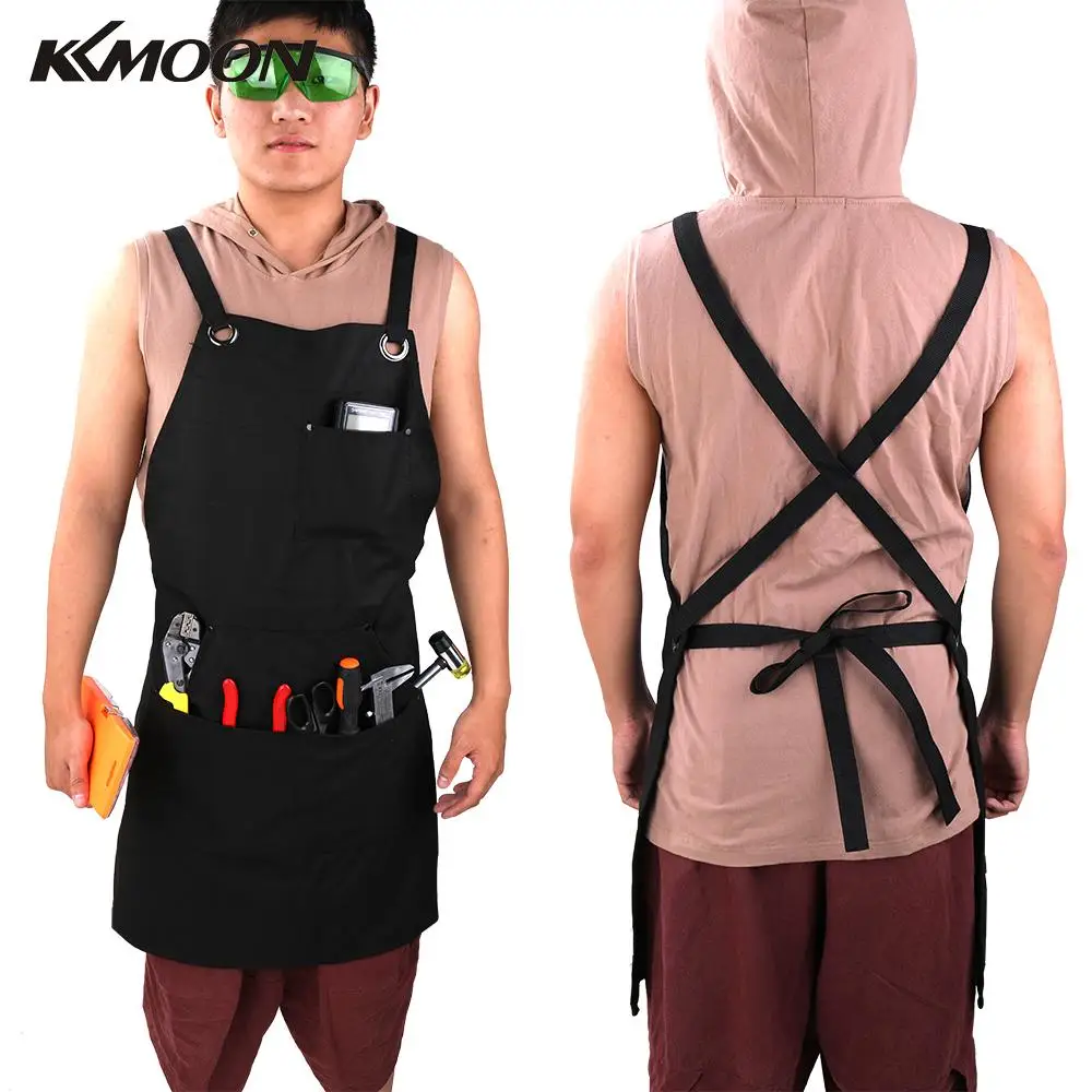 Buy Portable Adjustable Canvas Work Apron with Pockets