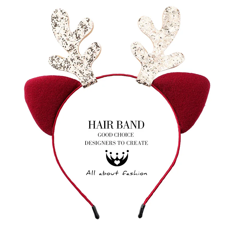 

Christmas Antlers Headband Korean Cute Cat Ears Hair Band