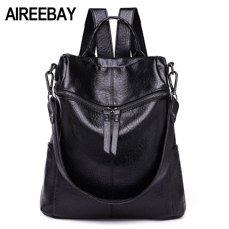 AIREEBAY أزياء النساء على ظهره جديد الطلاب المدرسية للمراهقين الفتيات الكورية نمط حقائب كتف سيدة السفر حقيبة رسول