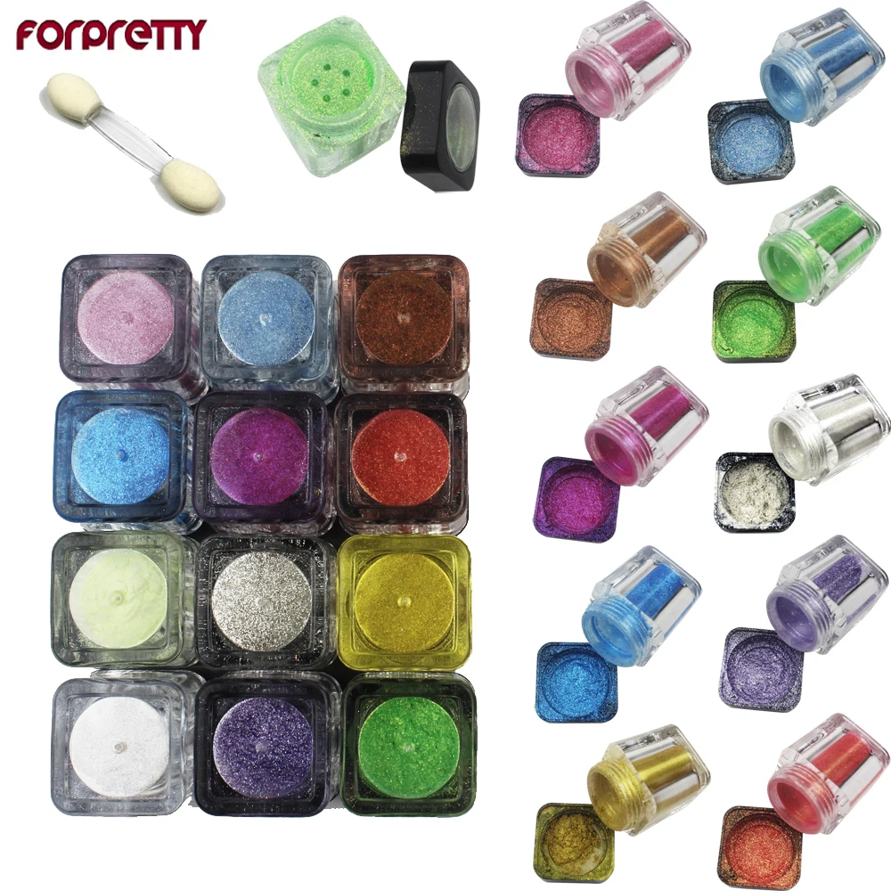 

Glitter Chrome Nail Powder Pigment Art Polish Esmaltes Para Pintar Unha Maquiagem Brillantini Decorations Coating Holographic
