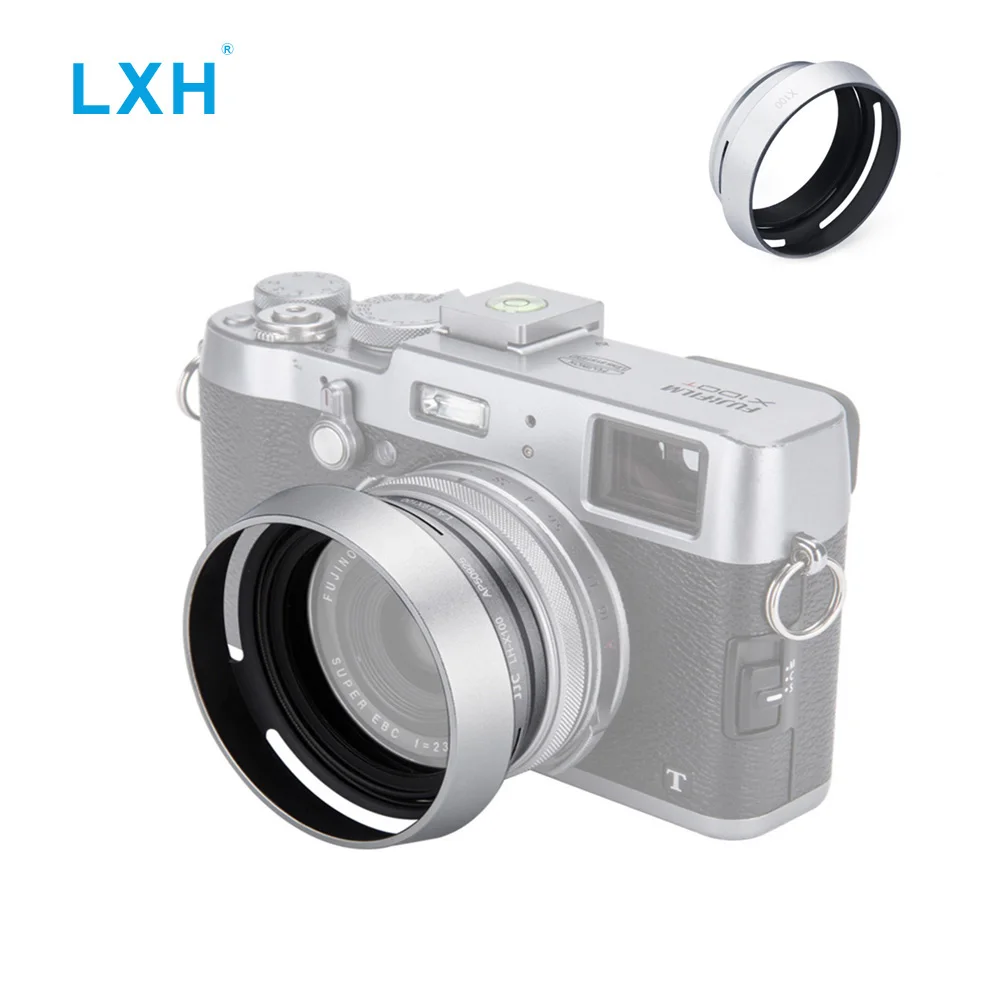 LXH металлическая бленда камеры Винт 49 мм переходное кольцо для Fujifilm Fuji X7/X100/X100S/X100T/X100F заменяет LH-X100
