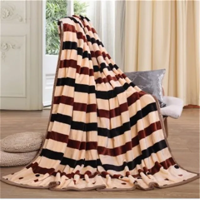 High quality stripe style comfort blanket/adult children's blanket