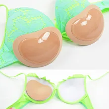 Страусиная Сексуальная Женский силиконовый бюстгальтер вставки декольте увеличение груди бюстгальтер ложки Пуш Ап Бюстгальтер Прямая C0140