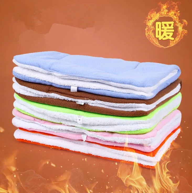 Image Warm Soft Dog Beds Washable Puppy Dog Mat Cat Bed Pad For Large Small Dogs Crate Cushion Mat Pet Blanket Furry Bed Sofa 4 Size