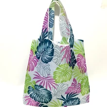 Новая складная многоразовая переносная сумка через плечо из полиэстера, зеленая складная сумка для покупок, сумка-тоут, складная сумка из полиэстера