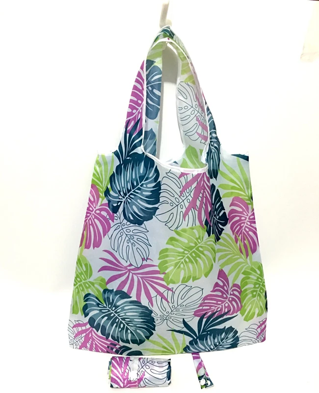 2019 NEW Roll UP Reusable Portable Shoulder Handbag Polyester foldable