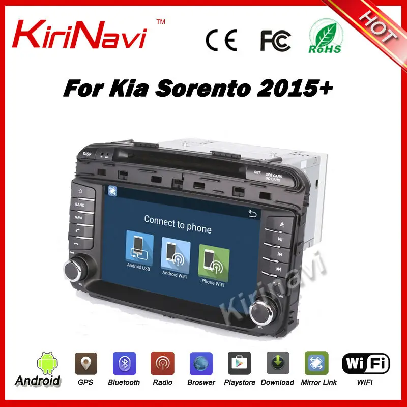 Excellent Kirinavi android 7.1 1024*600HD car stereo for kia sorento 2015 2016 car multimedia player with GPS navigation 3G WIFI Bluetooth 0 Excellent Kirinavi android 7.1 1024*600HD car stereo for kia sorento 2015 2016 car multimedia player with GPS navigation 3G WIFI Bluetooth 0
