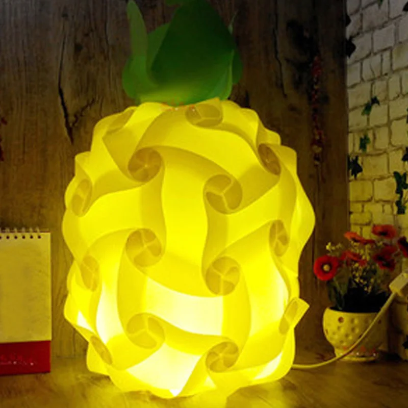 25 см DIY белый IQ головоломки огни Бесконечность огни головоломки абажур MAL999