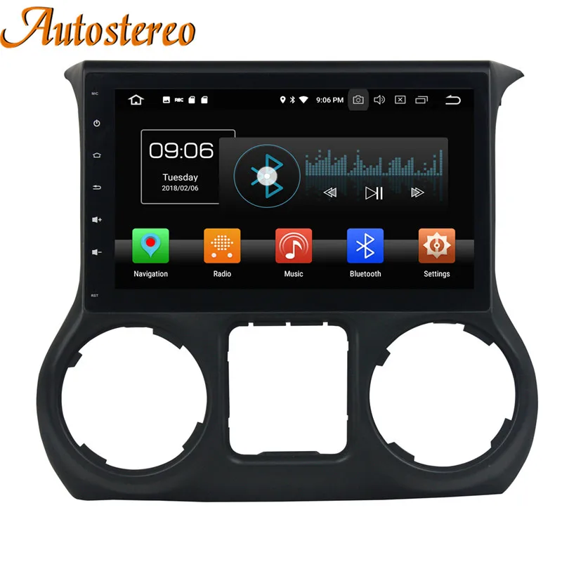 DSP Android9 автомобильный dvd-плеер gps навигация для Jeep grand wrangler 2011+ головное устройство мультимедийный плеер радио рекордер головное устройство 64G