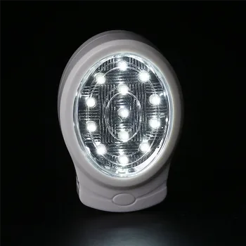 

1PC 2W 13 LED Rechargeable Home Emergency Light Automatic Power Failure Outage Lamp Bulb Night Light 110-240V US Plug