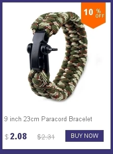 Multi-functional Paracord Bracelet Outdoor Camping Survival Watch Paracord 550 Rope Buckle Tent Tight braided Paracord Band