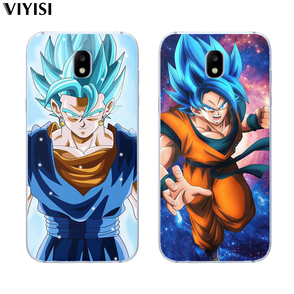 

For Samsung Galaxy S8 case S6 S7 Edge S9 Plus S10 Lite Note 9 8 Coque Etui Dragon Ball Super Son Goku Cartoon Luxury Phone Case