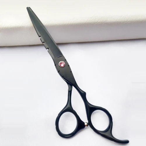 6,0 дюймов японская сталь 440C парикмахерские ножницы для стрижки филировочные ножницы Профессиональные человеческие ножницы для волос Tesoura - Цвет: Cutting Scissors