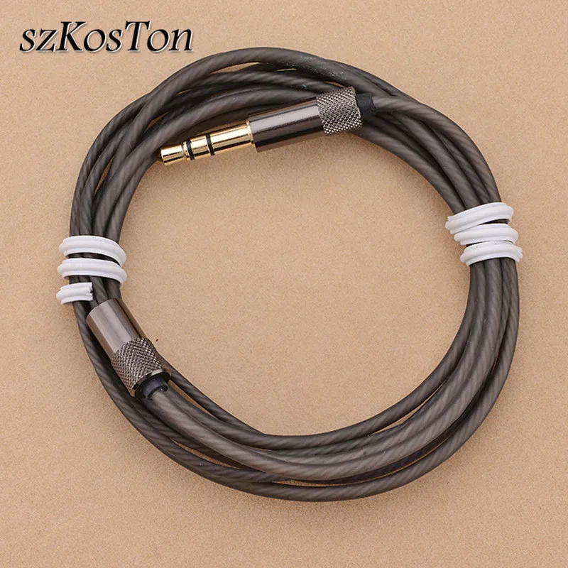 High Quality 3.5mm Plug DIY Earphone Cable HIFI Stereo Bass Headphones