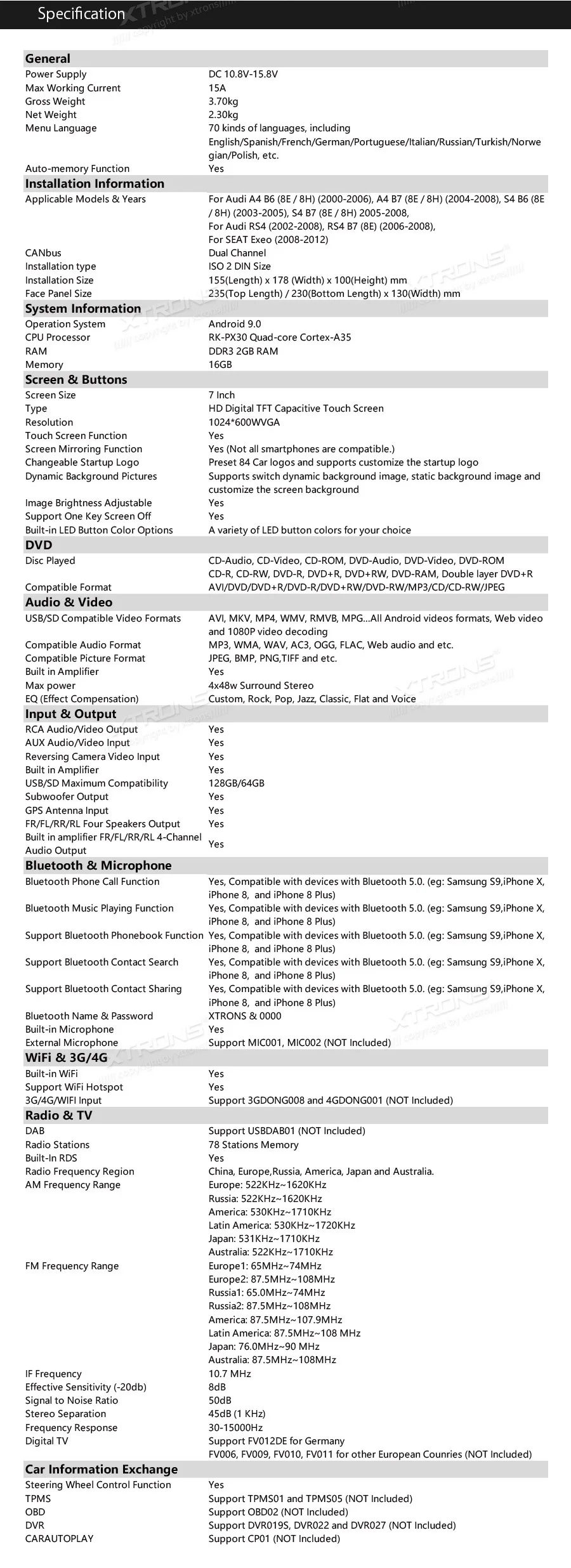 Best 7" Quad-Core 1.5GHz CPU Android 9.0 Pie OS Car DVD Multimedia GPS Radio for Seat Exeo 2008-2013 with Full RCA Output Support 28 Best 7" Quad-Core 1.5GHz CPU Android 9.0 Pie OS Car DVD Multimedia GPS Radio for Seat Exeo 2008-2013 with Full RCA Output Support 28