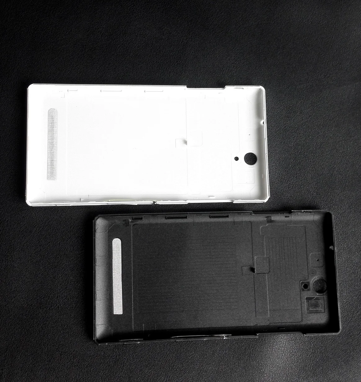 Черный и белый цвет задняя крышка батарейного отсека для sony Xperia C3 S55T S55U D2533 задняя крышка чехол с кнопкой питания+ 1 пленка