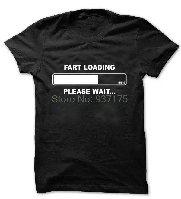 Забавная футболка Fart Loading женская унисекс модная | Женская одежда