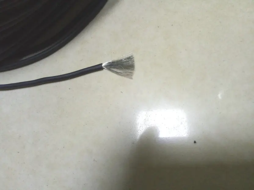 1 Катушка 200 м 3KV DC 18AWG Высокое напряжение силиконовая линия красный провод кабель