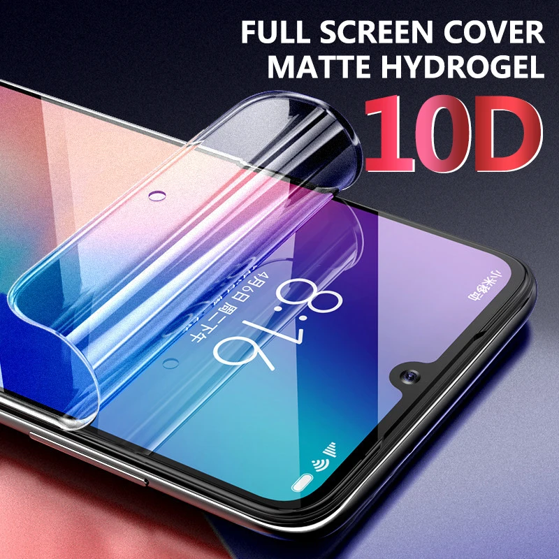 

YISHANGOU 10D Frosted Matte Soft Hydrogel Full Screen Protector Film Case Cover For Xiaomi Mi 9 9T Pro Redmi K20 Pro Note 7