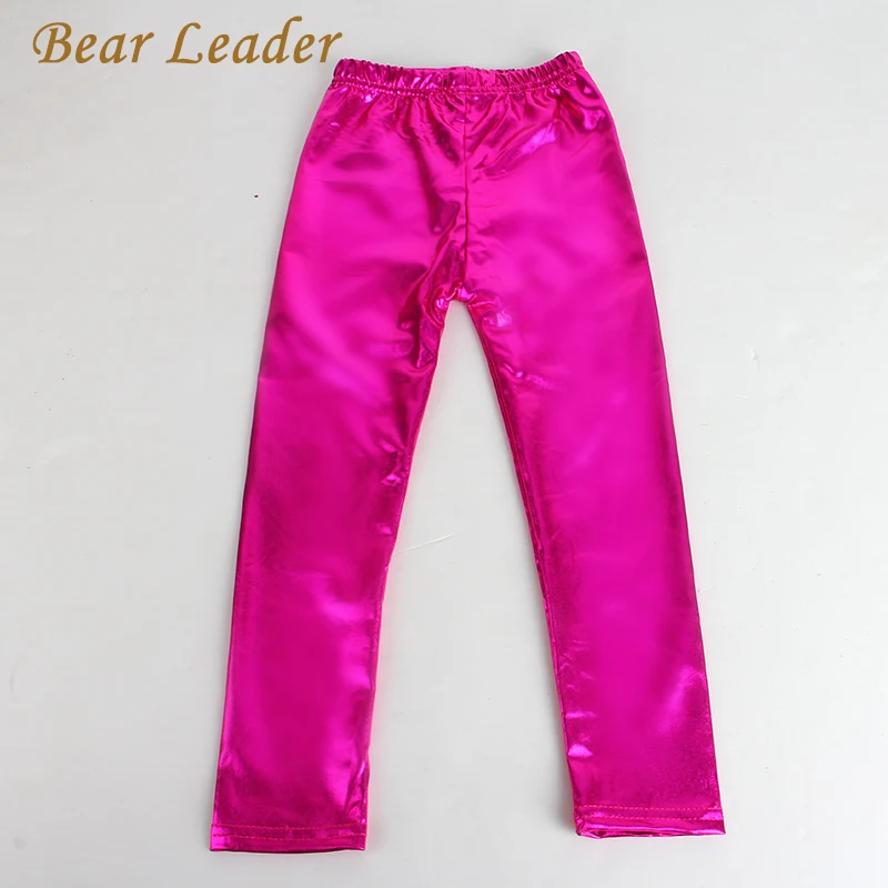 Bear Leader/Новинка 2021 года стильные весенние обтягивающие кожаные брюки для девочек