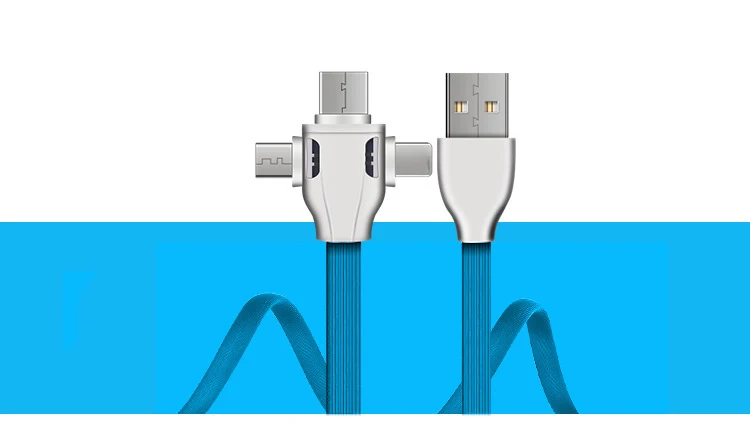 3 в 1 кабель USB светильник плоский кабель Micro usb type-C кабель для huawei Xiaomi Redmi samsung USB кабель для iPhone XR X XS MAX