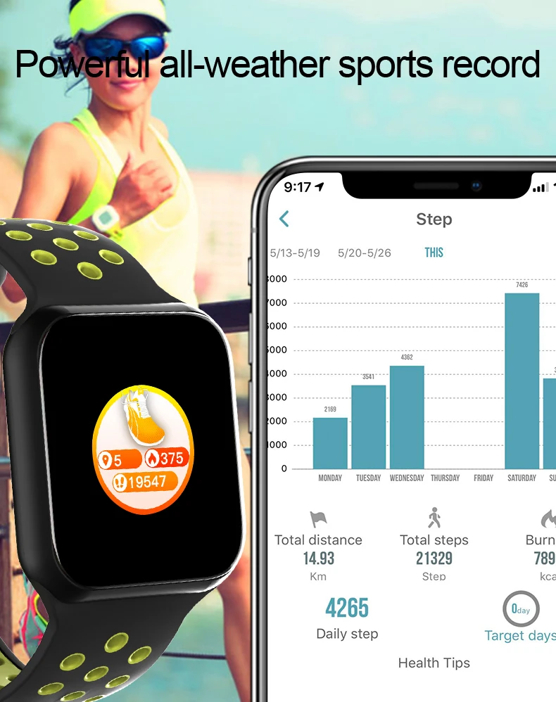 MFS F8 Смарт-часы IP67 Водонепроницаемый сердечный ритм кровяное давление женские мужские спортивные Смарт-часы S226 смарт-браслет для Android IOS