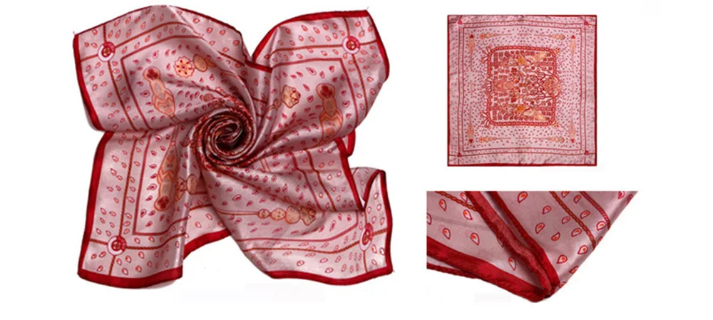 Silk Print Scarf (16)