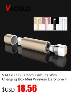 Беспроводные наушники VAORLO TWS с шумоподавлением HiFi V5.0, Bluetooth наушники, гарнитура, стерео мини наушники, зарядное устройство, Дополнительный внешний аккумулятор