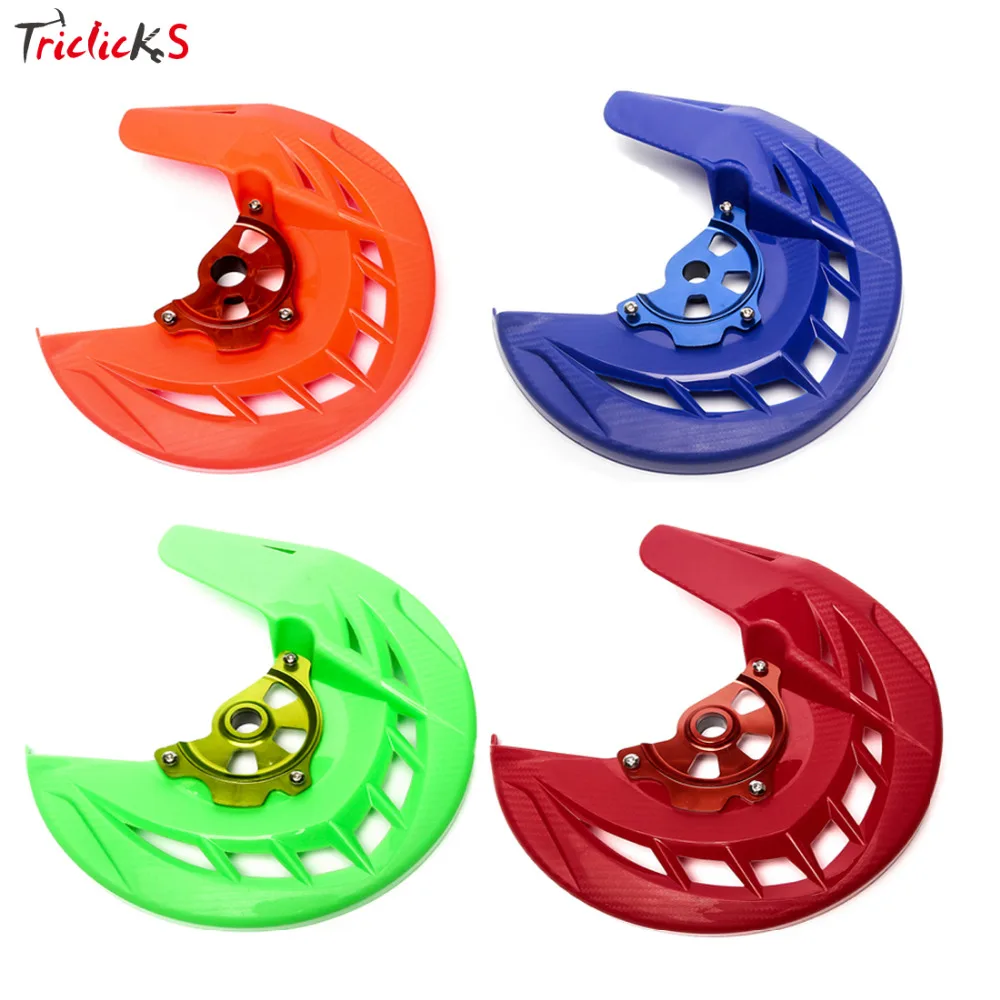 

Triclick Front Brake Disc Rotor Guard Cover Protector Car-Covers Protection Brake Disks Motorcycle Car Covers Fit KTM 125-530 SX