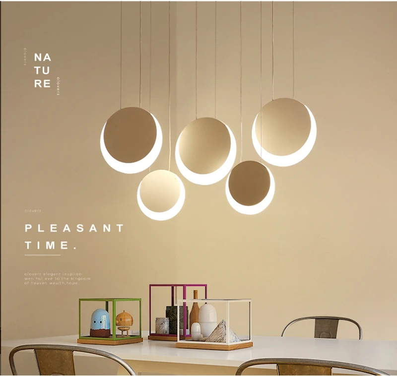 Nordic Modern Led Pendant Lights DIY Hanging Light For Dining Room Kitchen Room Cafe suspension luminaire suspendu Pendant Lamp (6)