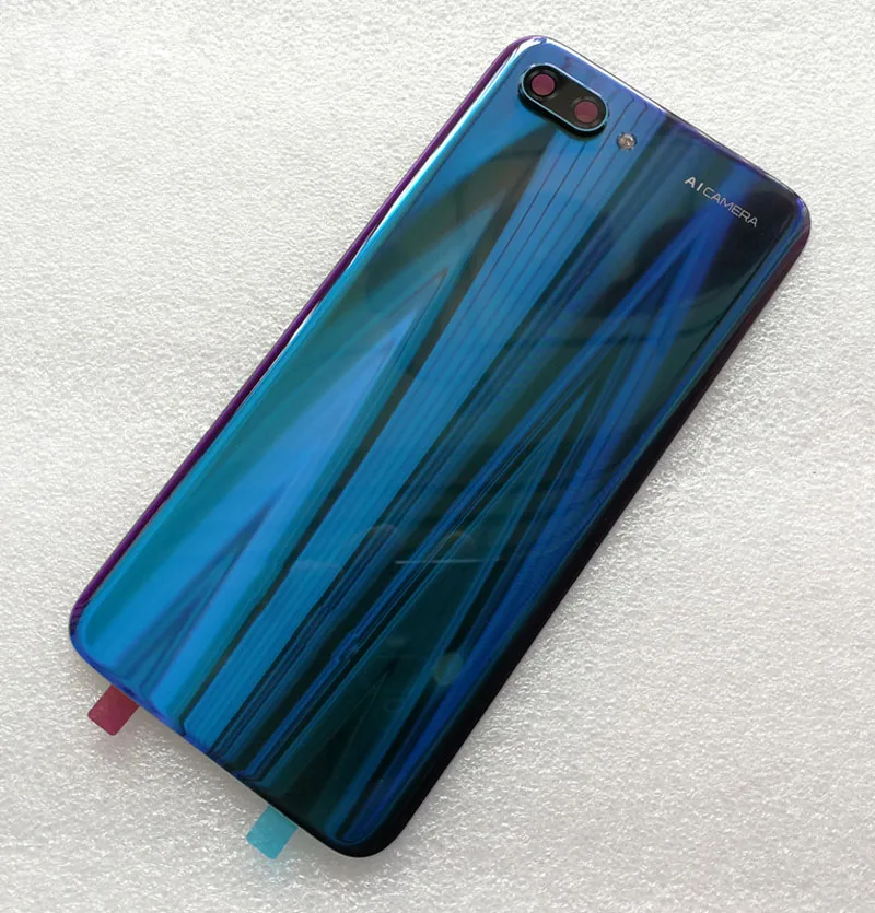 Для huawei Honor 10 оригинальная Задняя стеклянная крышка батареи задняя дверь; Honor 10 крышка батареи Корпус панель Honor10 задний Чехол COL-L29