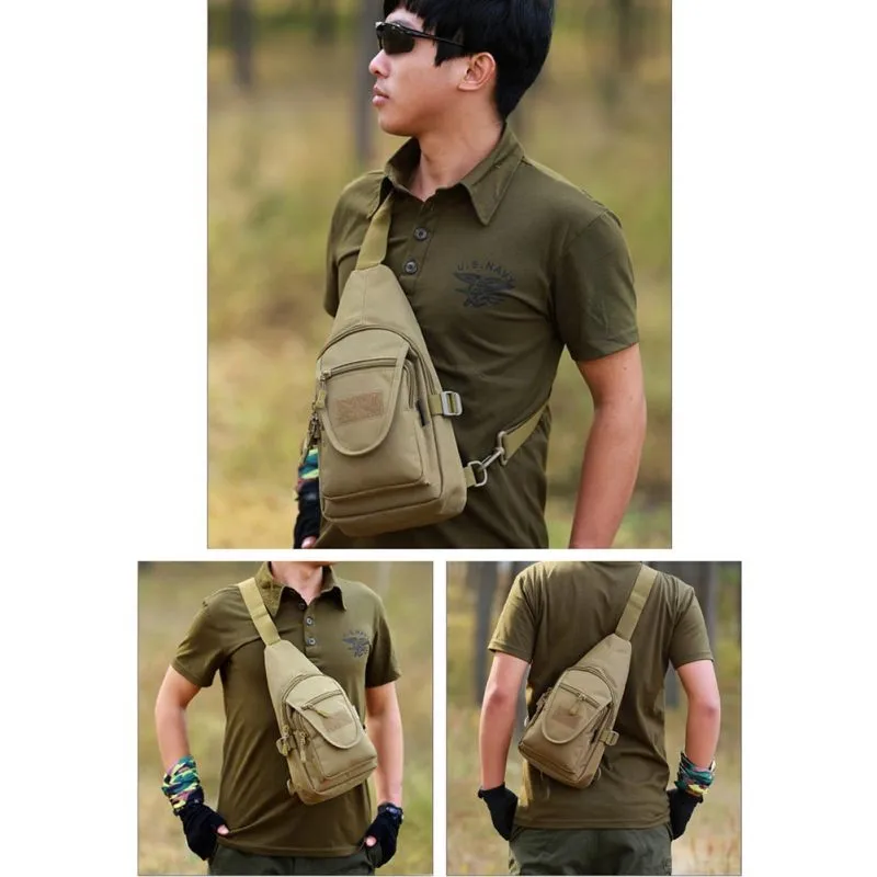 Открытый тактический рюкзак Военная Униформа спортивный груди пакет плечо рюкзак для кемпинга Пеший Туризм трекинг Ровер слинг пакет