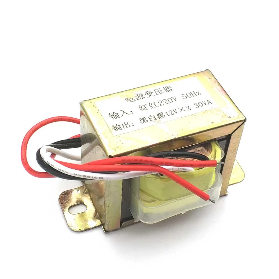 12V трансформатор 30VA выход двойной AC12V 0 30W для досок предварительного усилителя