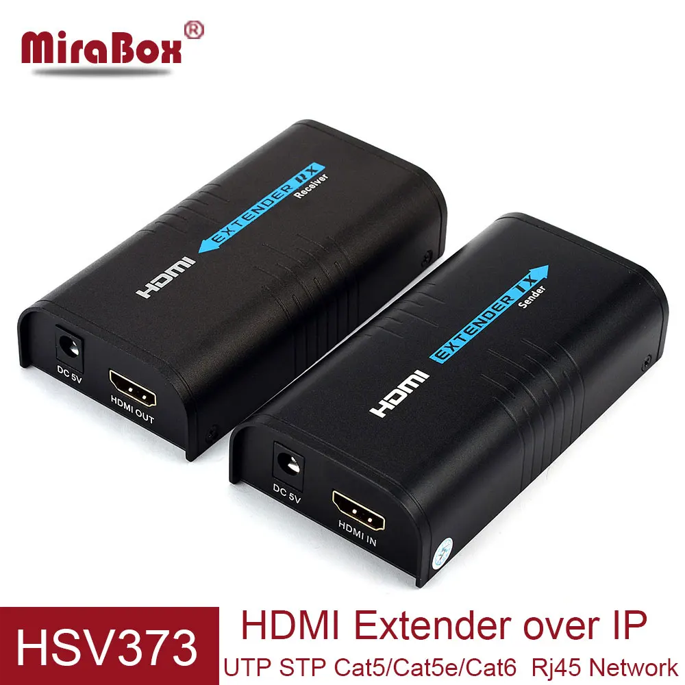  MiraBox HDMI Extender over TCP IP 80m/100m/120m HDMI Extensor over Cat5/Cat5e/Cat6 to UTP Rj45 Netw