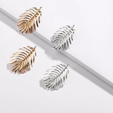 Artilady, золотые серьги-гвоздики для женщин, листья, луна, звезда, Винтажные серьги-гвоздики, ювелирные изделия, вечерние, подарок