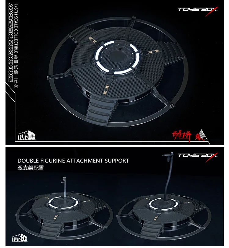 DIY 1/6, Железный человек, Тони, мастерская, сцена, броня, испытательная мастерская, фигурка, TB072, светодиодный индикатор, пульт дистанционного управления, F, 12 дюймов, фигурка куклы