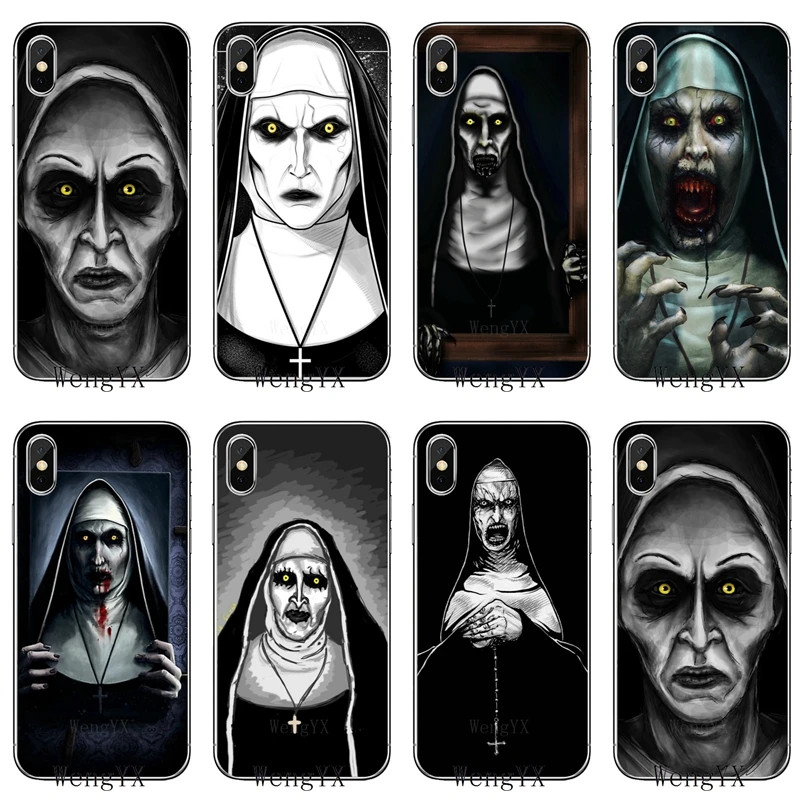 Чехол с ужасным лицом Valak Conjuring 2 тонкий силиконовый мягкий чехол из ТПУ для