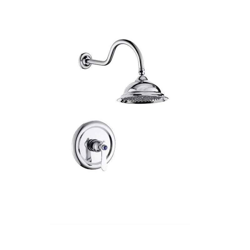 BECOLA Bathroom Concealed Shower Faucet High Quality Gold and Chrome Shower Set Wall Mounted B-2201