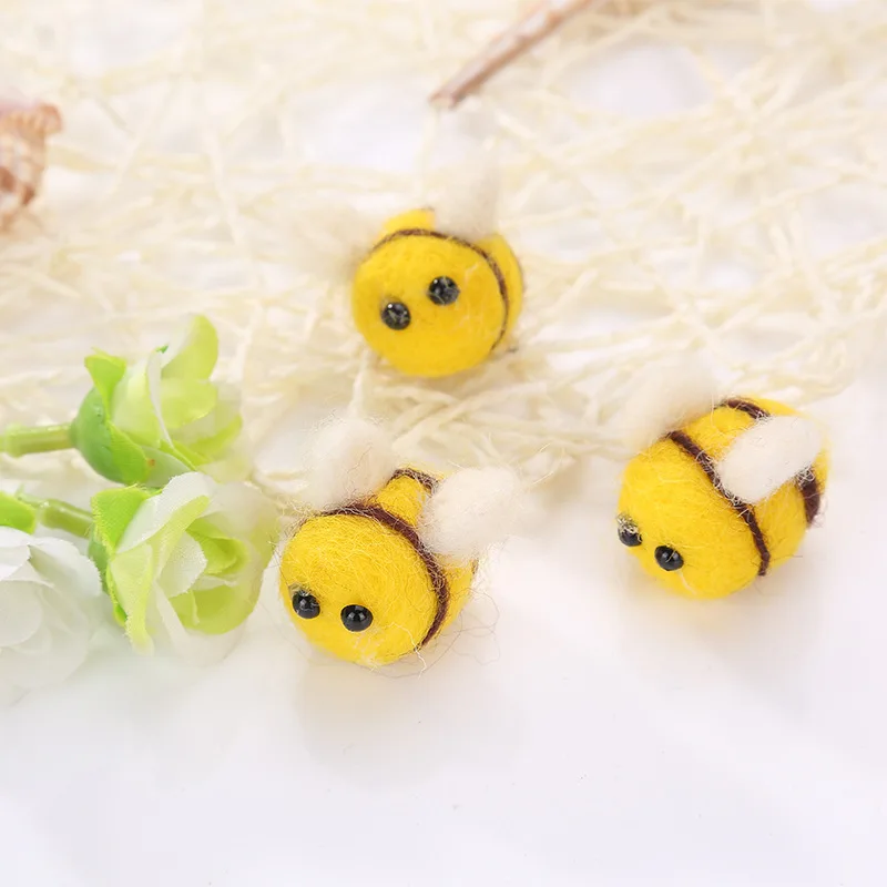 5 шт. шерстяной фетр DIY ремесло Лось животное узор тыкать наборы сделай сам